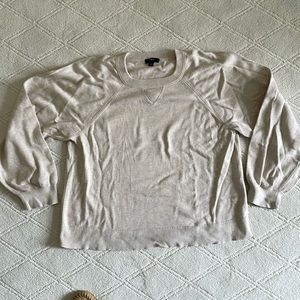 J.Crew Light Brown Cashmere-Cotton sweater